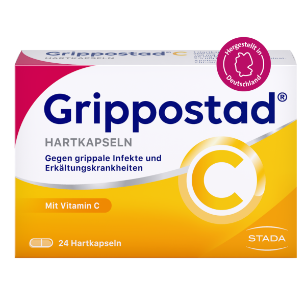 Abbildung für GRIPPOSTAD C Hartkapseln gegen grippale Infekte und Erkältungskrankheiten mit Vitamin C