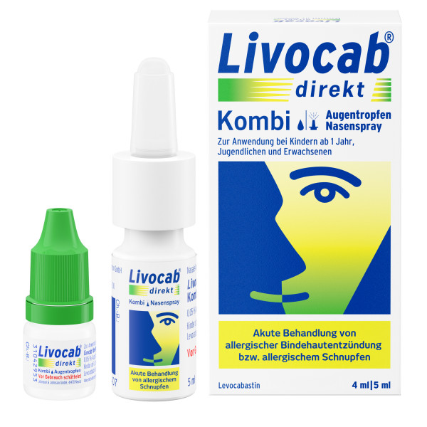 Abbildung für LIVOCAB direkt Kombi 4 ml Augentr.+5 ml Nasenspray