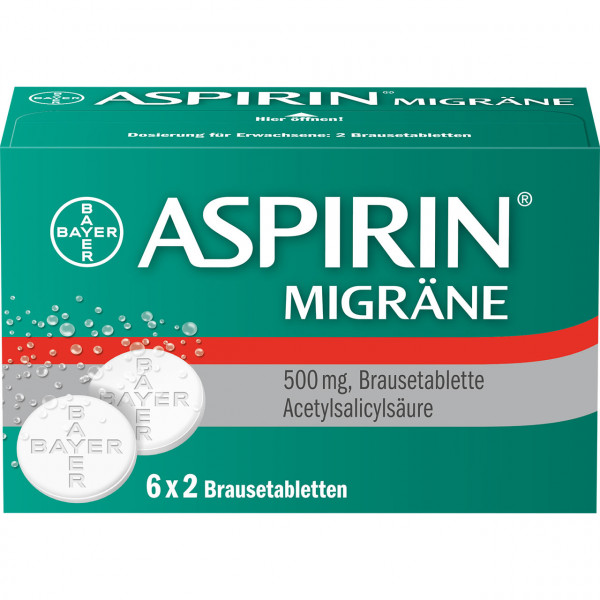 Abbildung für ASPIRIN MIGRÄNE Brausetabletten