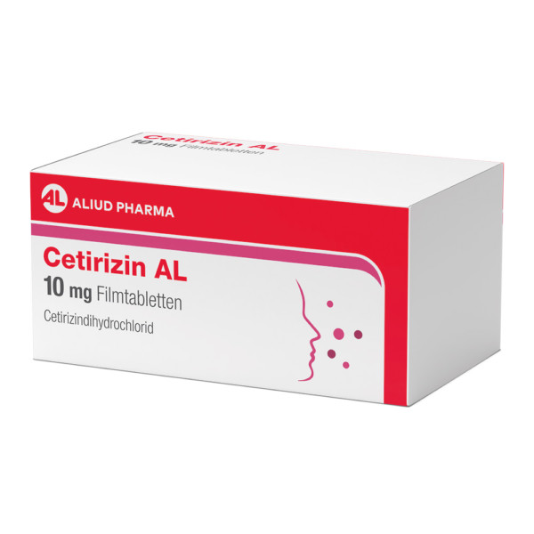Abbildung für Cetirizin AL 10 mg Filmtabletten bei Heuschnupfen
