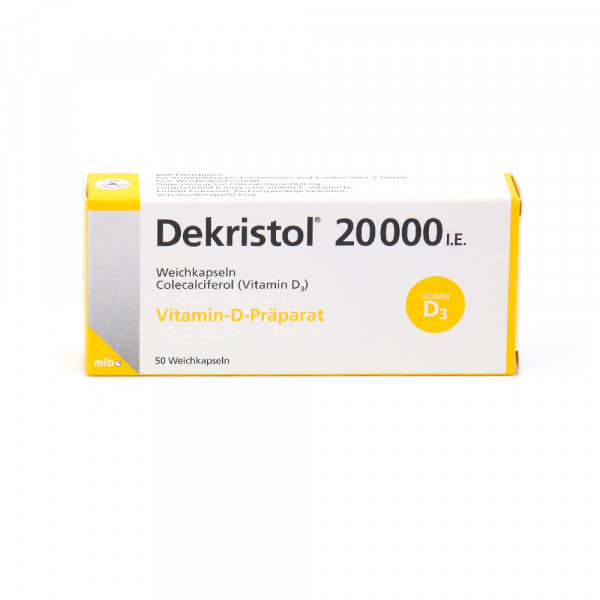 Abbildung für DEKRISTOL 20.000 I.E. Weichkapseln