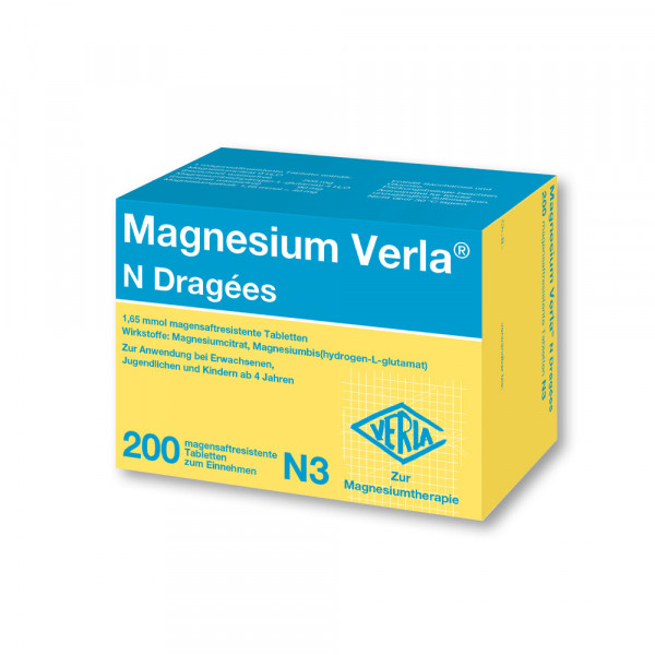 Abbildung für Magnesium Verla® N Dragées