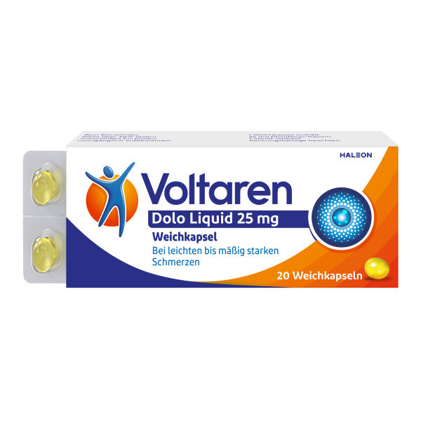 Abbildung für VOLTAREN Dolo Liquid 25 mg Weichkapseln