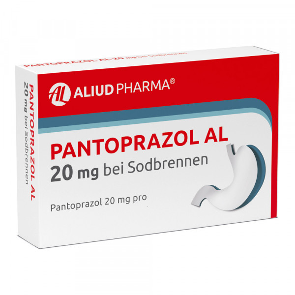 Abbildung für Pantoprazol AL 20 mg bei Sodbrennen