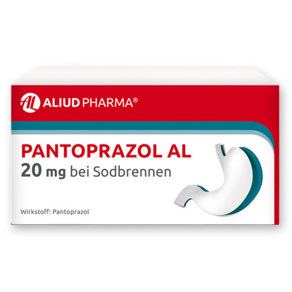 Abbildung für Pantoprazol AL 20 mg bei Sodbrennen