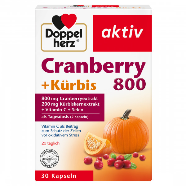 Abbildung für DOPPELHERZ Cranberry+Kürbis Kapseln
