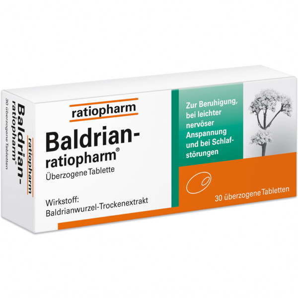 Abbildung für BALDRIAN-RATIOPHARM überzogene Tabletten