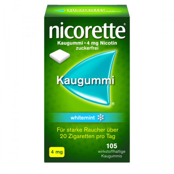 Abbildung für NICORETTE Kaugummi 4 mg whitemint