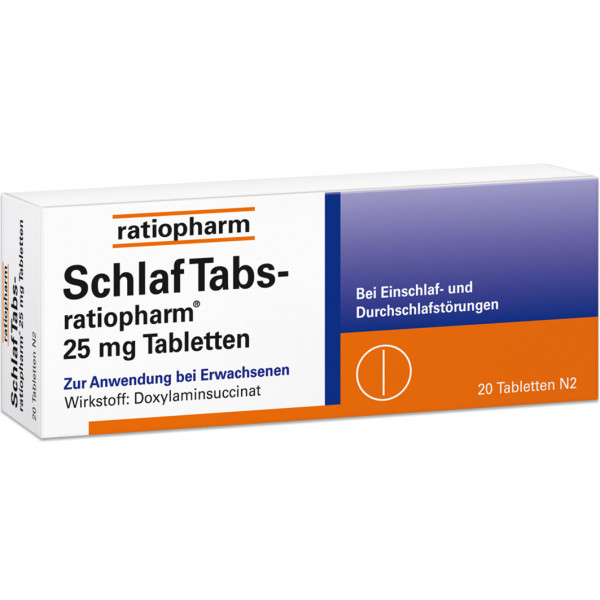 Abbildung für SCHLAF TABS-ratiopharm 25 mg Tabletten