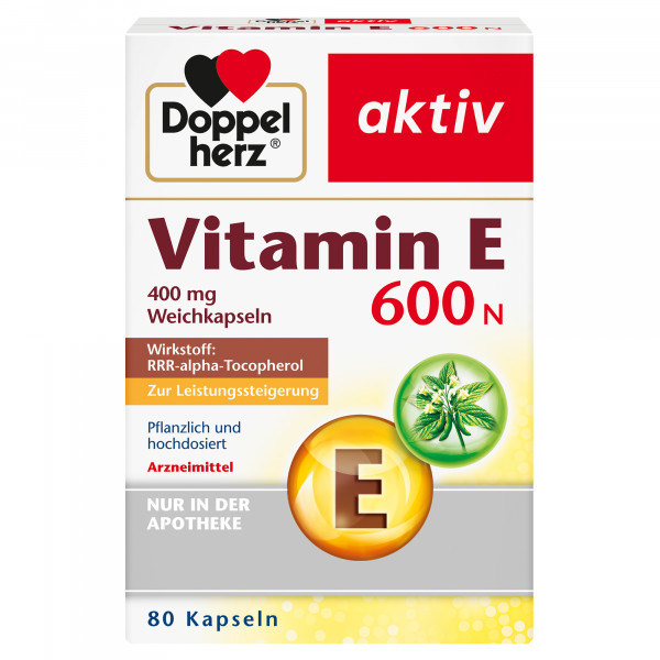 Abbildung für DOPPELHERZ Vitamin E 600 N Weichkapseln