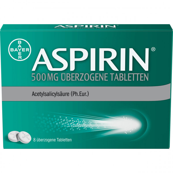 Abbildung für ASPIRIN 500 mg überzogene Tabletten