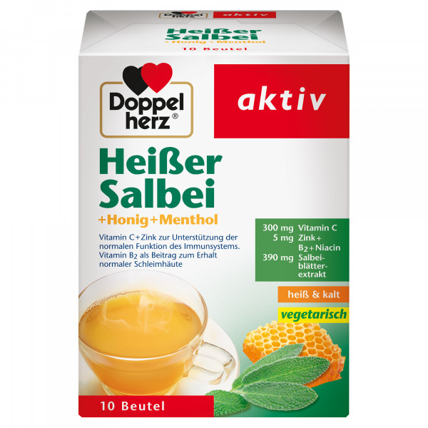 Abbildung für DOPPELHERZ heißer Salbei+Honig+Menthol Granulat