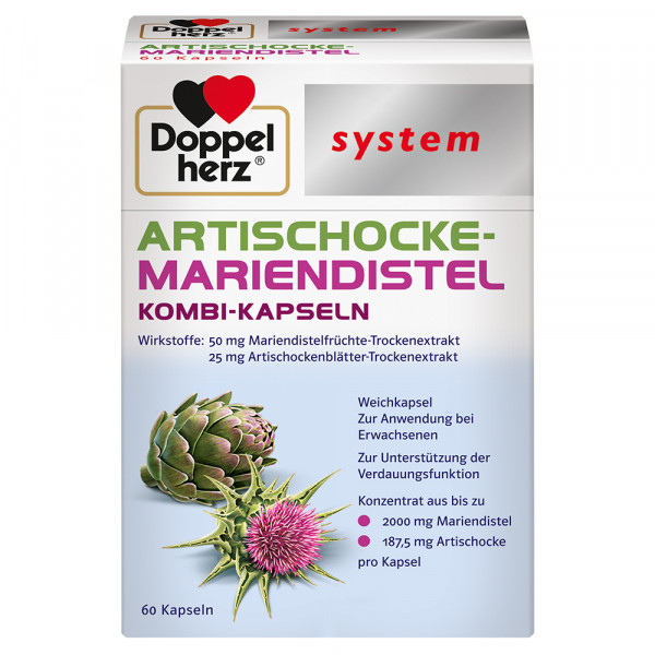 Abbildung für DOPPELHERZ Artischocke-Mariendistel system Weichk.