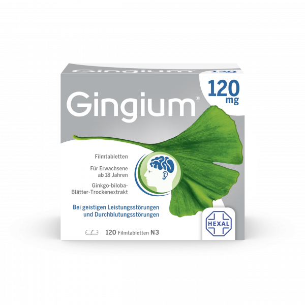Abbildung für GINGIUM 120 mg Filmtabletten