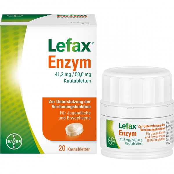 Abbildung für LEFAX Enzym Kautabletten