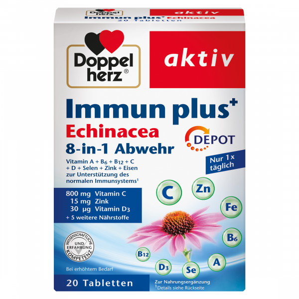Abbildung für DOPPELHERZ Immun plus Echinacea Depot Tabletten