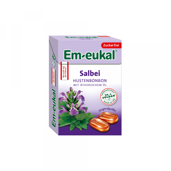 Abbildung für EM-EUKAL Bonbons Salbei zuckerfrei Box