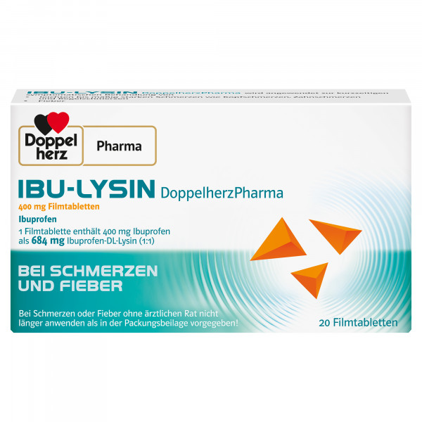 Abbildung für IBU-LYSIN DoppelherzPharma 400 mg Filmtabletten