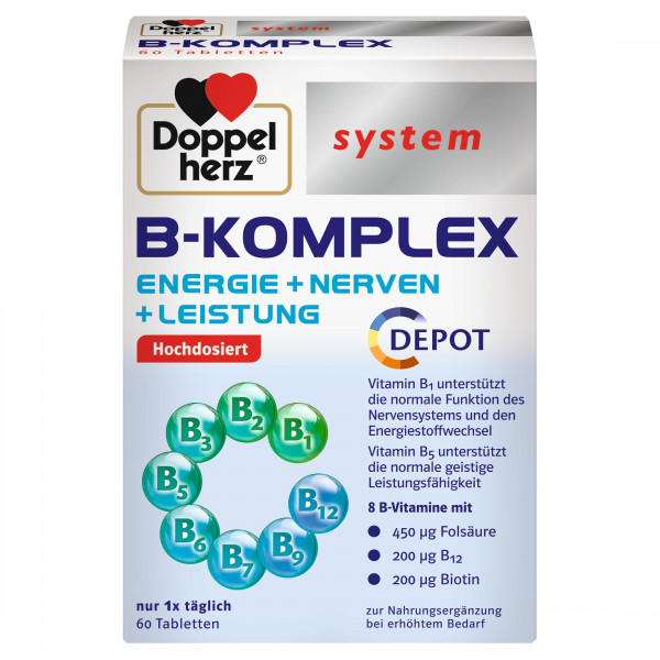 Abbildung für DOPPELHERZ B-Komplex system Tabletten
