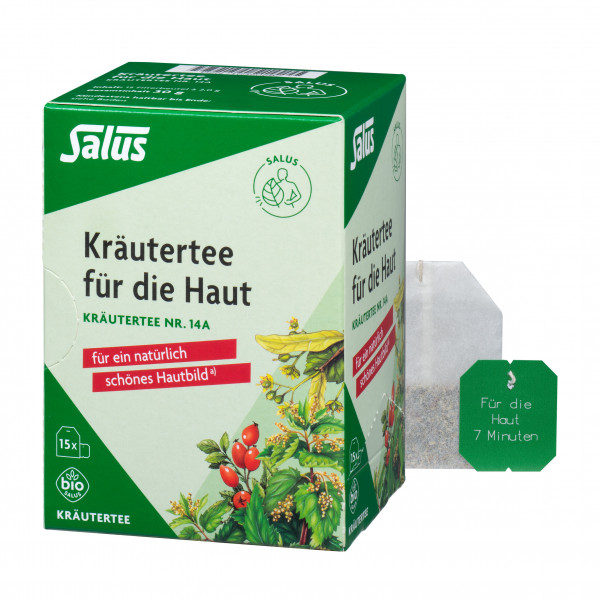Abbildung für KRÄUTERTEE für die Haut Nr.14a Bio Salus Fbtl.