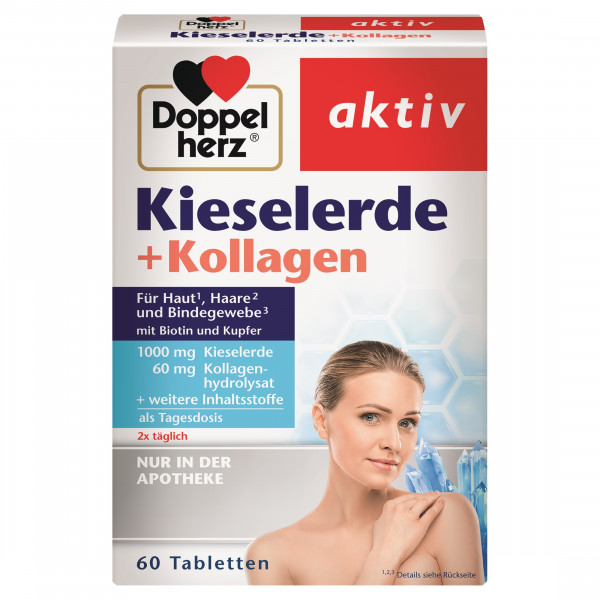 Abbildung für DOPPELHERZ Kieselerde+Kollagen Tabletten