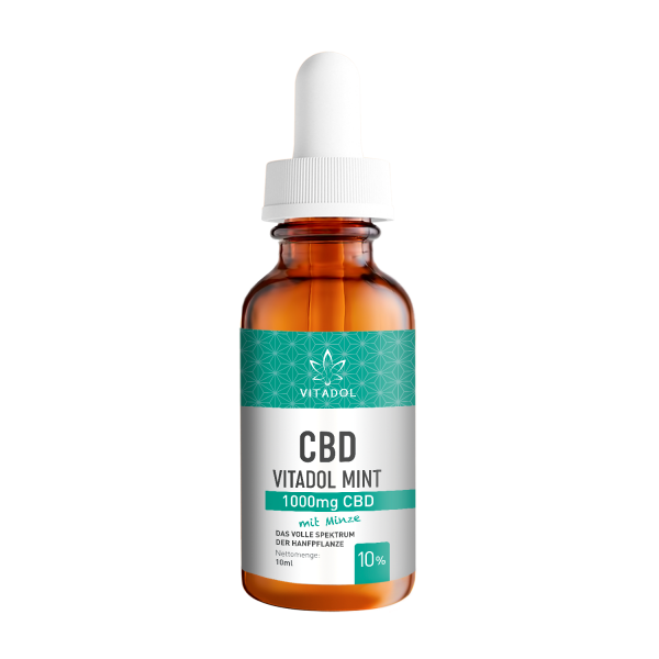 Abbildung für CBD 10% Bio Hanfextrakt Öl Vitadol mint