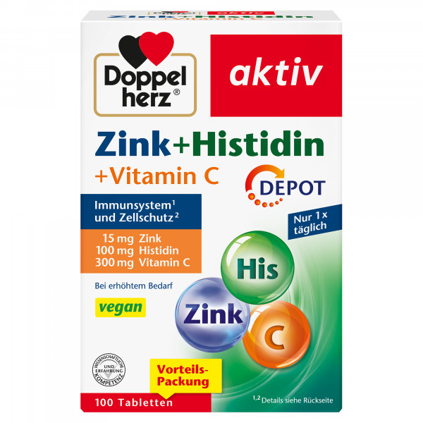 Abbildung für Doppelherz aktiv Zink + Histidin + Vitamin C