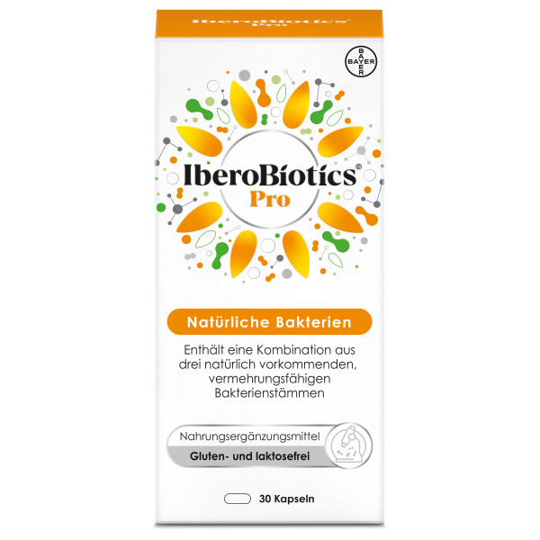 Abbildung für IberoBiotics® Pro - die PROaktive Ergänzung mit vermehrungsfähigen Bakterienstämmen