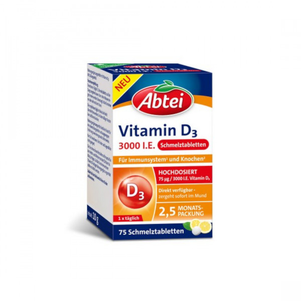 Abbildung für ABTEI Vitamin D3 3000 I.E. Schmelztabletten