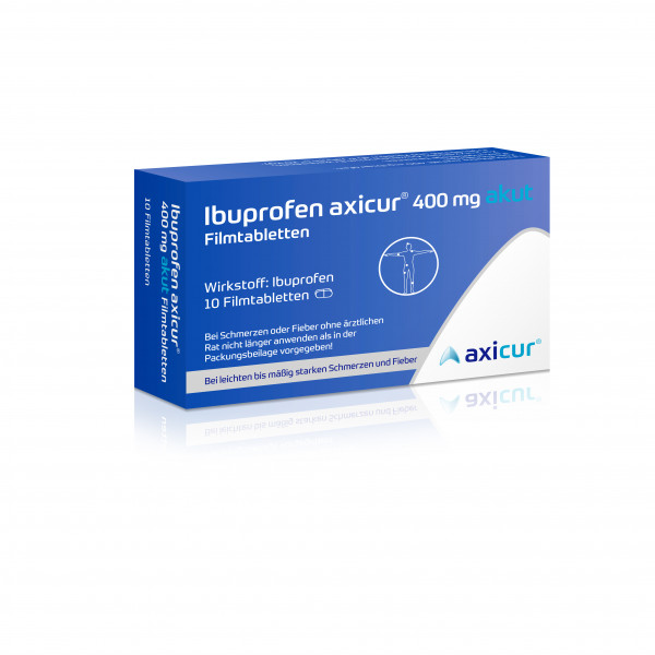 Abbildung für IBUPROFEN axicur 400 mg akut Filmtabletten
