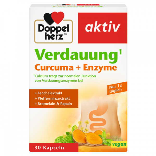 Abbildung für DOPPELHERZ Verdauung Curcuma+Enzyme Kapseln