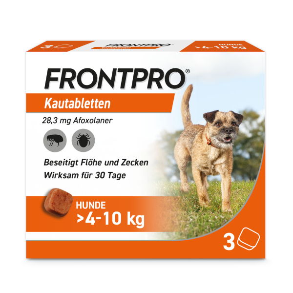 Abbildung für FRONTPRO 28 mg Kautabletten f.Hunde >4-10 kg