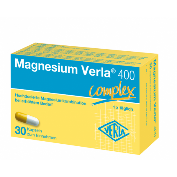 Abbildung für MAGNESIUM VERLA 400 Kapseln