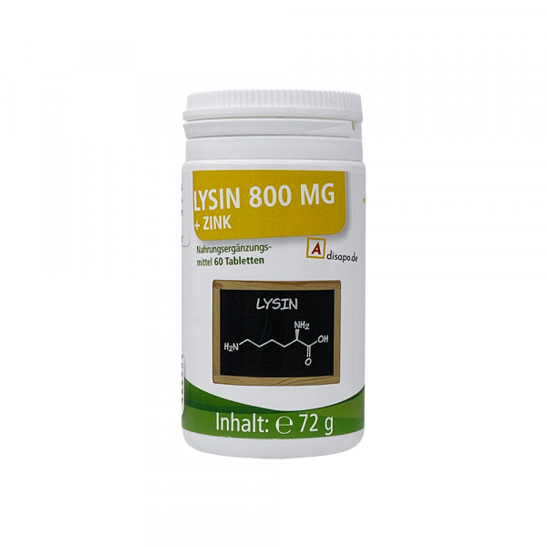 Abbildung für DISAPO Lysine 800mg + Zink Tabletten