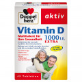 DOPPELHERZ Vitamin D3 1000 I.E. EXTRA Tabletten