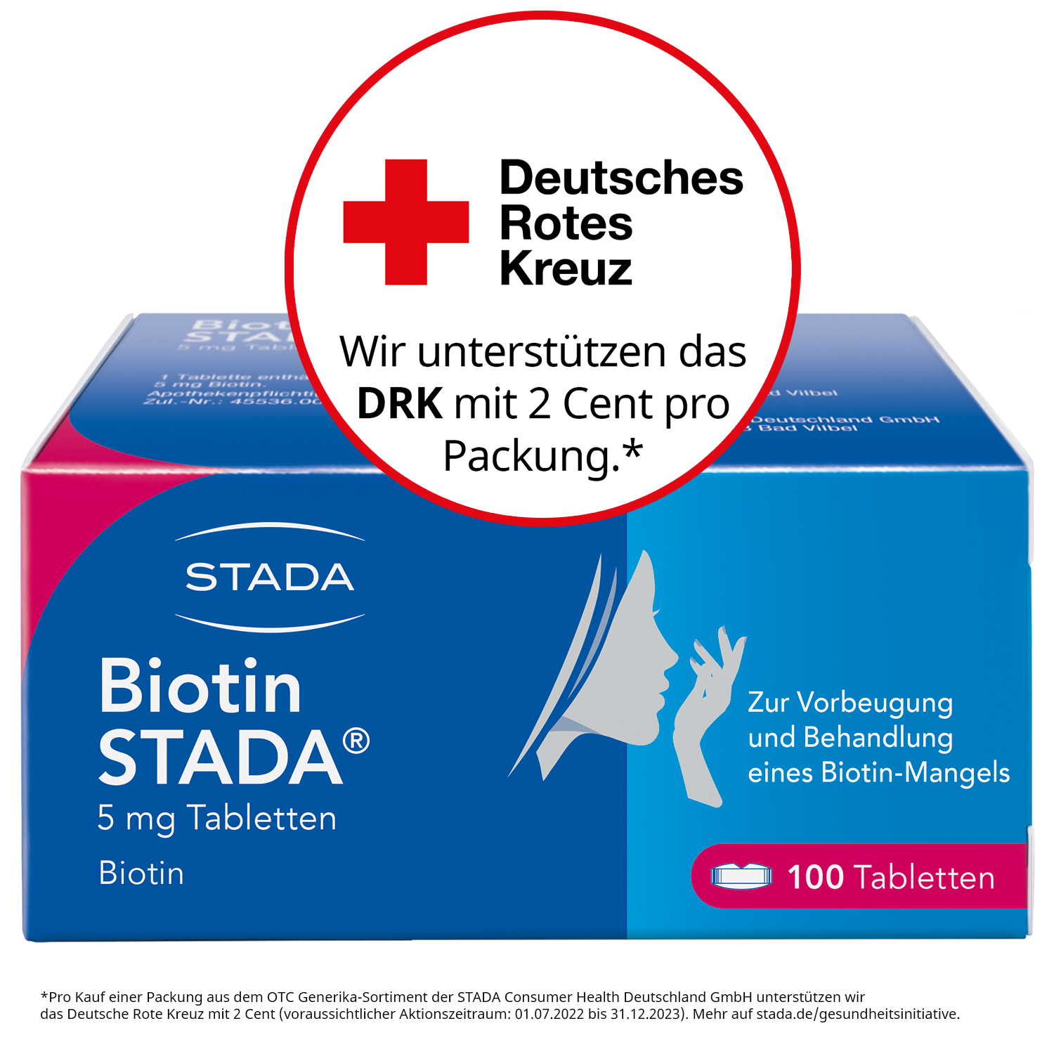 Abbildung für BIOTIN STADA 5 mg Tabletten