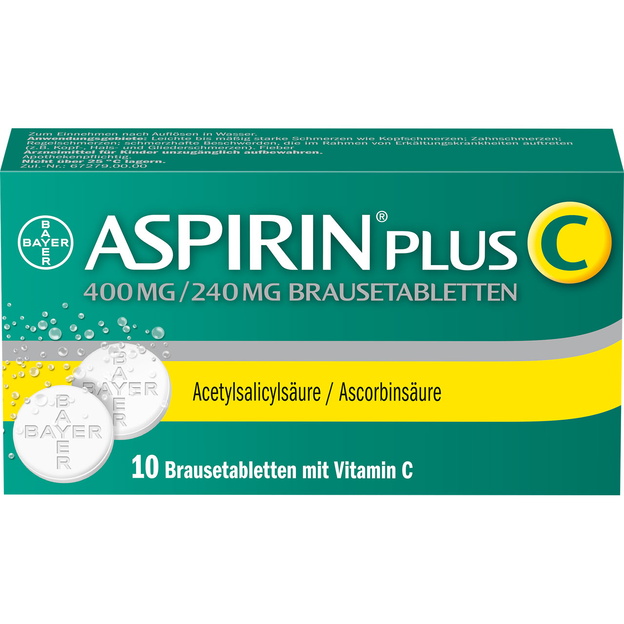 Abbildung für ASPIRIN plus C Brausetabletten
