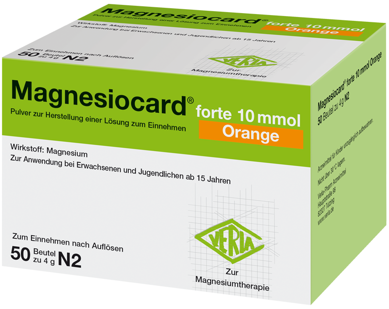 Abbildung für Magnesiocard® forte 10 mmol Orange