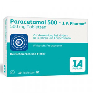 Abbildung für PARACETAMOL 500-1A Pharma Tabletten