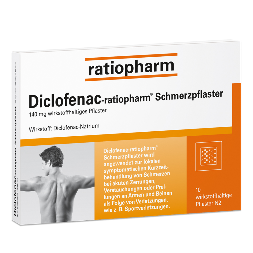 Abbildung für DICLOFENAC-ratiopharm Schmerzpflaster