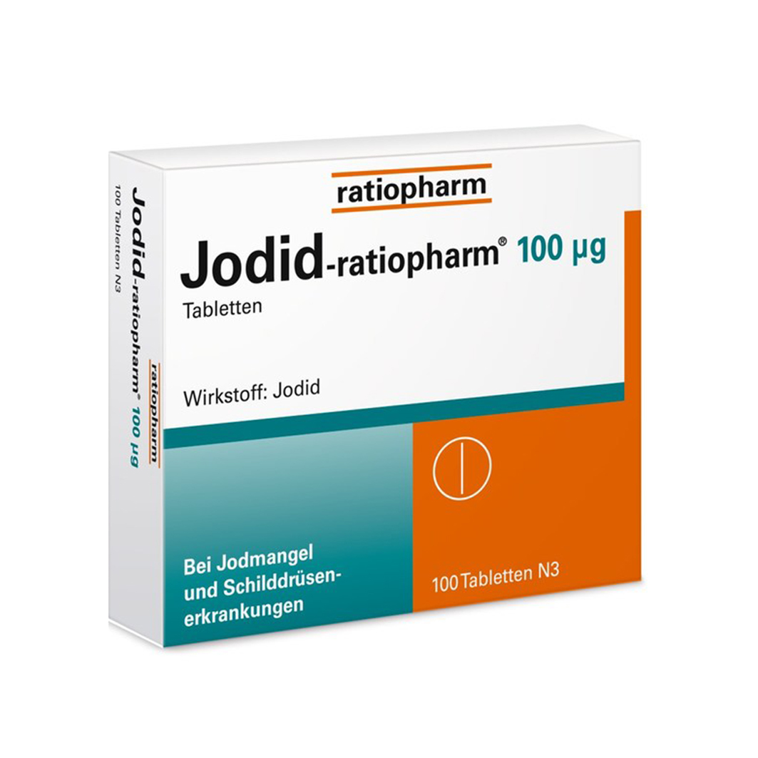 Abbildung für JODID-ratiopharm 100 μg Tabletten