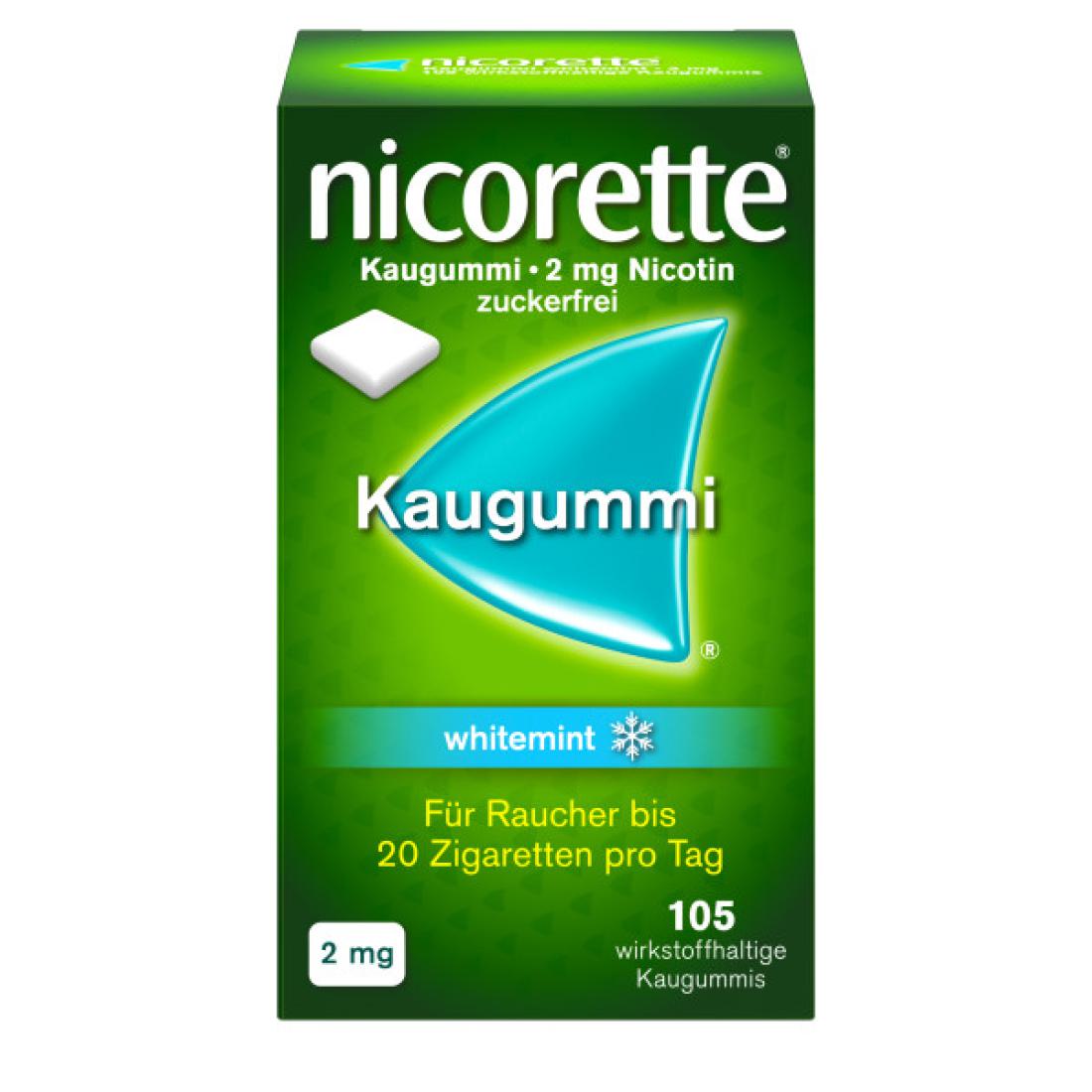 Abbildung für NICORETTE Kaugummi 2 mg whitemint