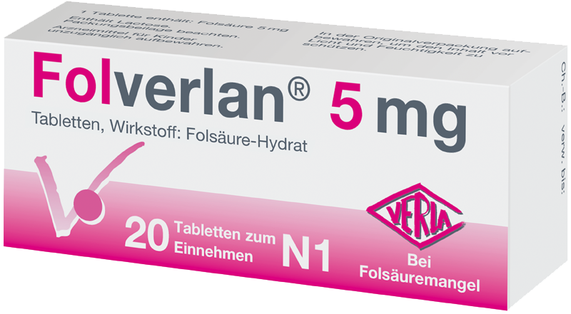 Abbildung für Folverlan® 5 mg