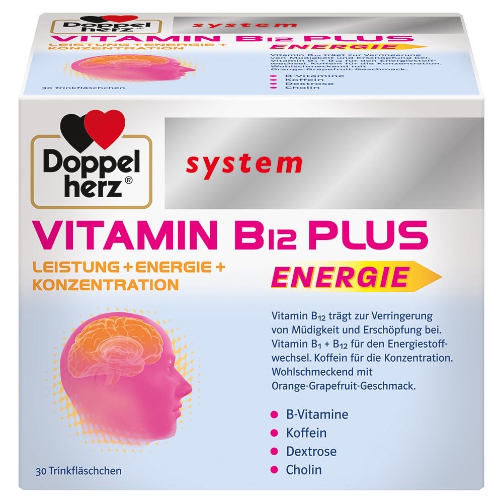 Abbildung für DOPPELHERZ Vitamin B12 Plus system Trinkampullen