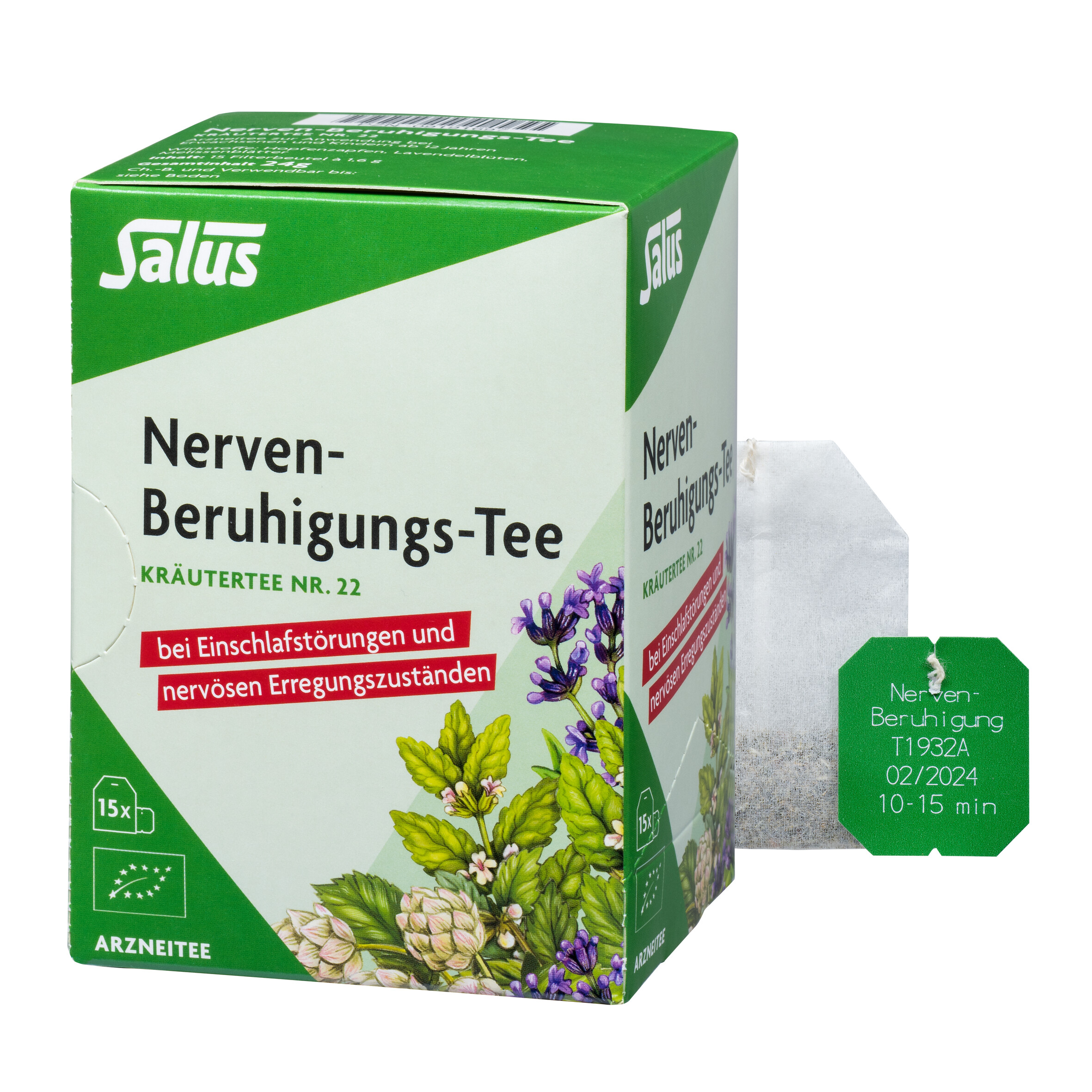 Abbildung für NERVEN-BERUHIGUNGS-Tee Kräutertee Nr.22 Bio Salus