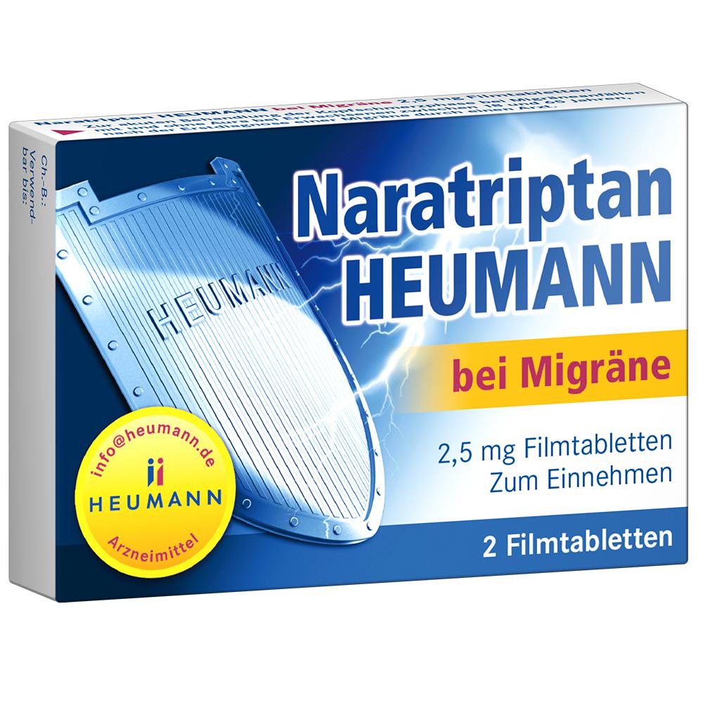 Abbildung für NARATRIPTAN Heumann bei Migräne 2,5 mg Filmtabl.