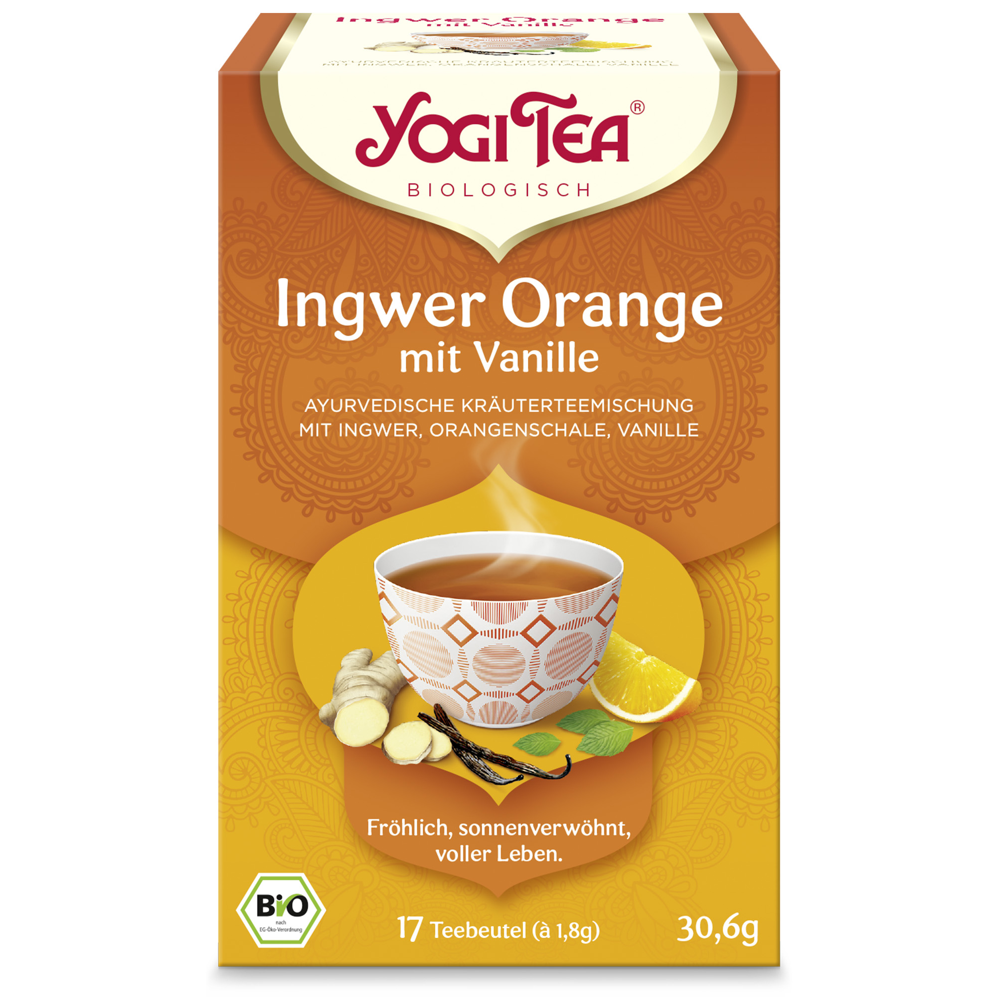 Abbildung für YOGI TEA Ingwer Orange+Vanille Bio Filterbeutel