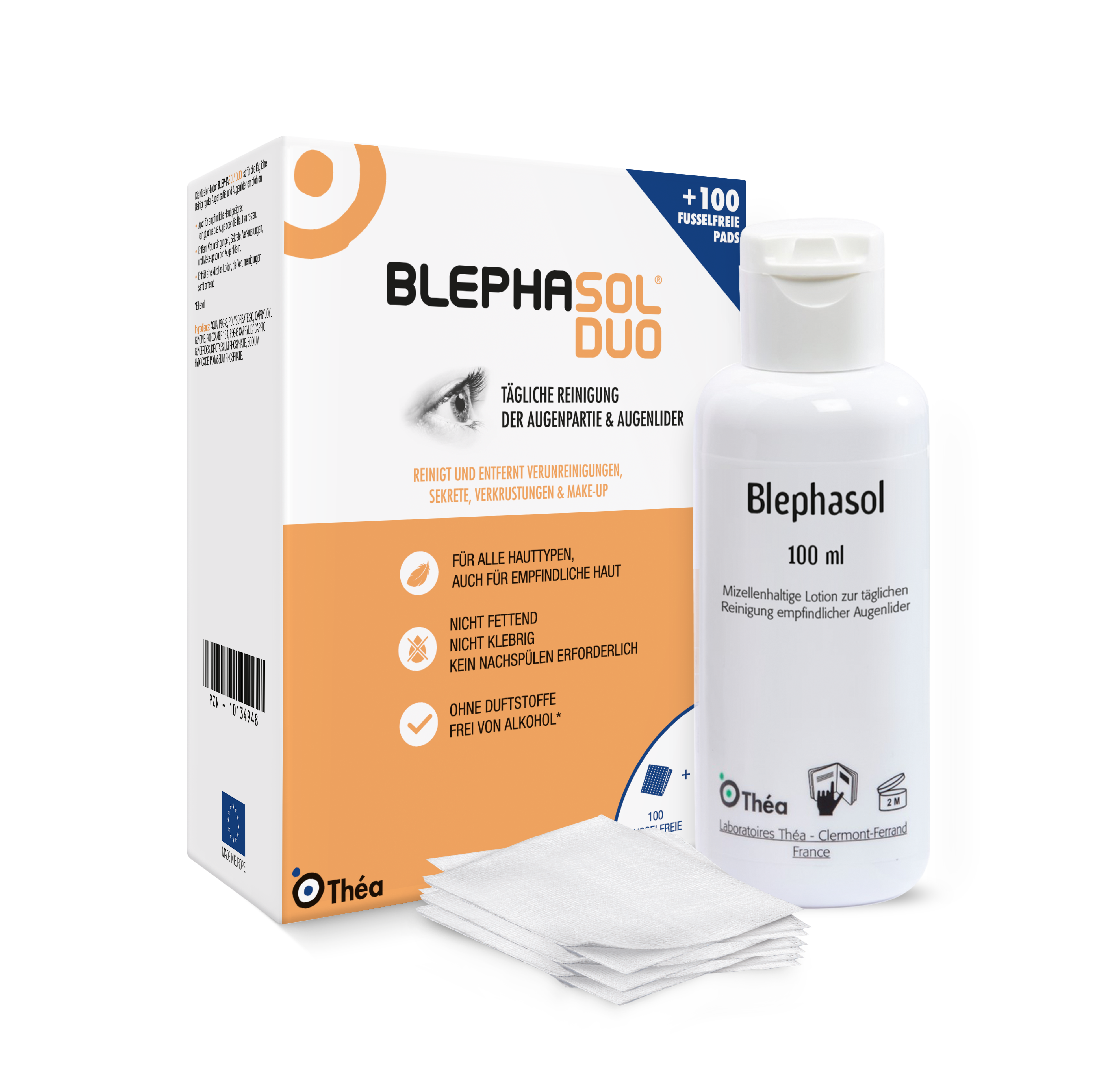 Abbildung für BLEPHASOL Duo 100 ml Lotion+100 Reinigungspads