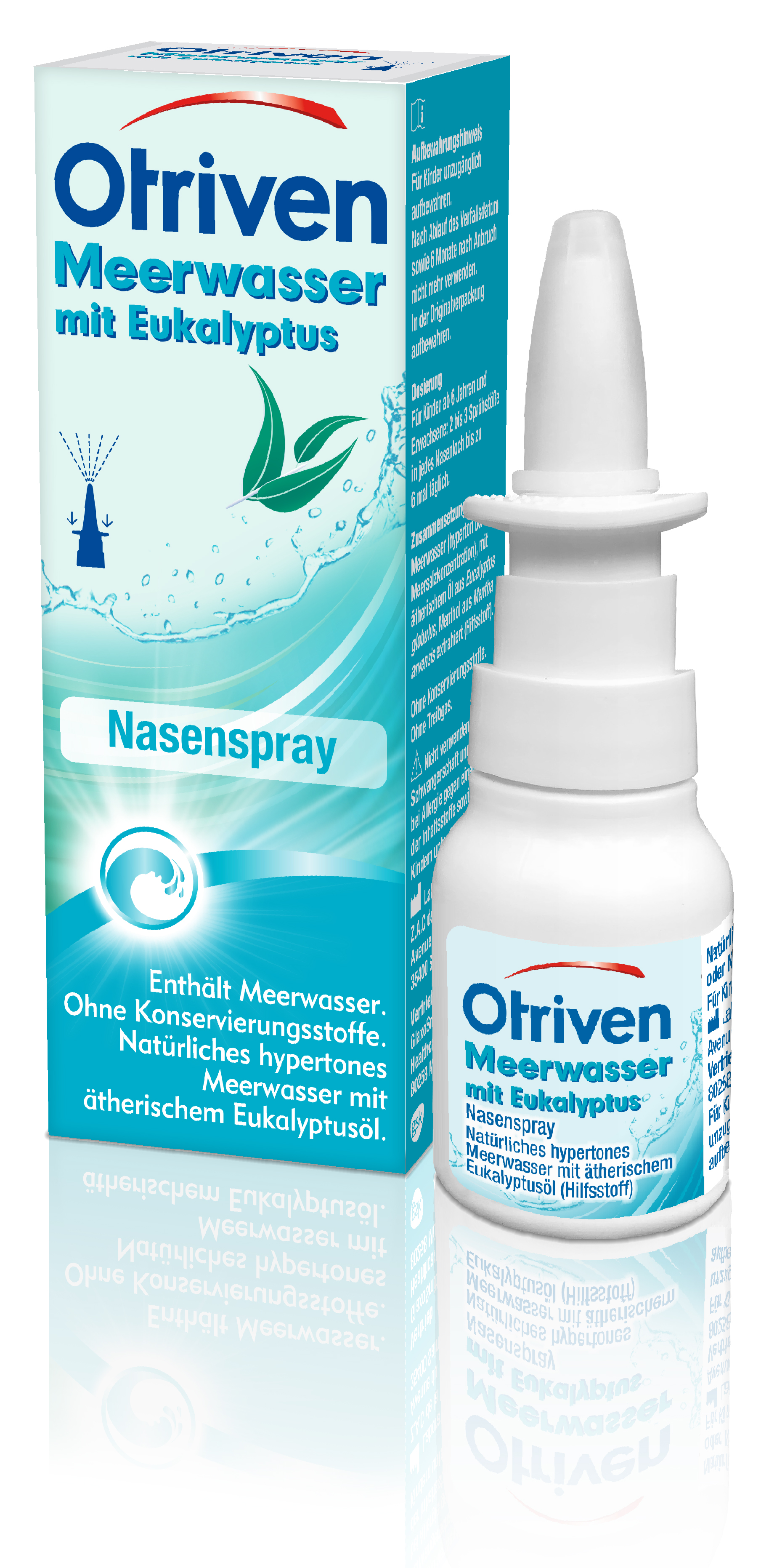 Abbildung für OTRIVEN Meerwasser mit Eukalyptus Nasenspray