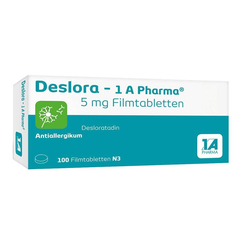Abbildung für DESLORA-1A Pharma 5 mg Filmtabletten